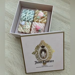 RARE Juicy Couture Petit Four Candle Set